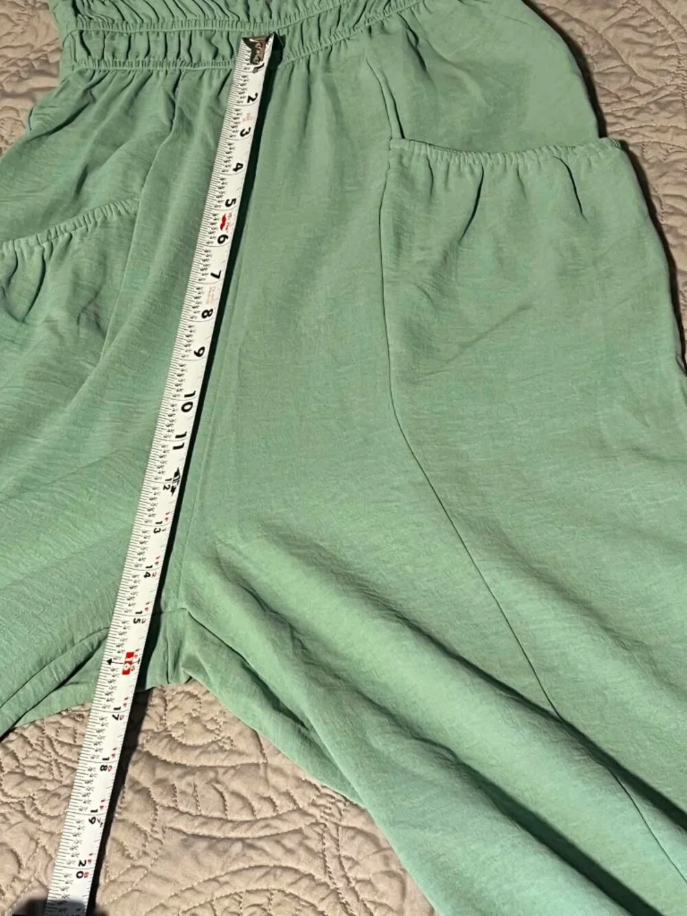 NWOT Cupshe Cami V-Neck Jumpsuit Sage Green Size XS - Picture 12 of 13